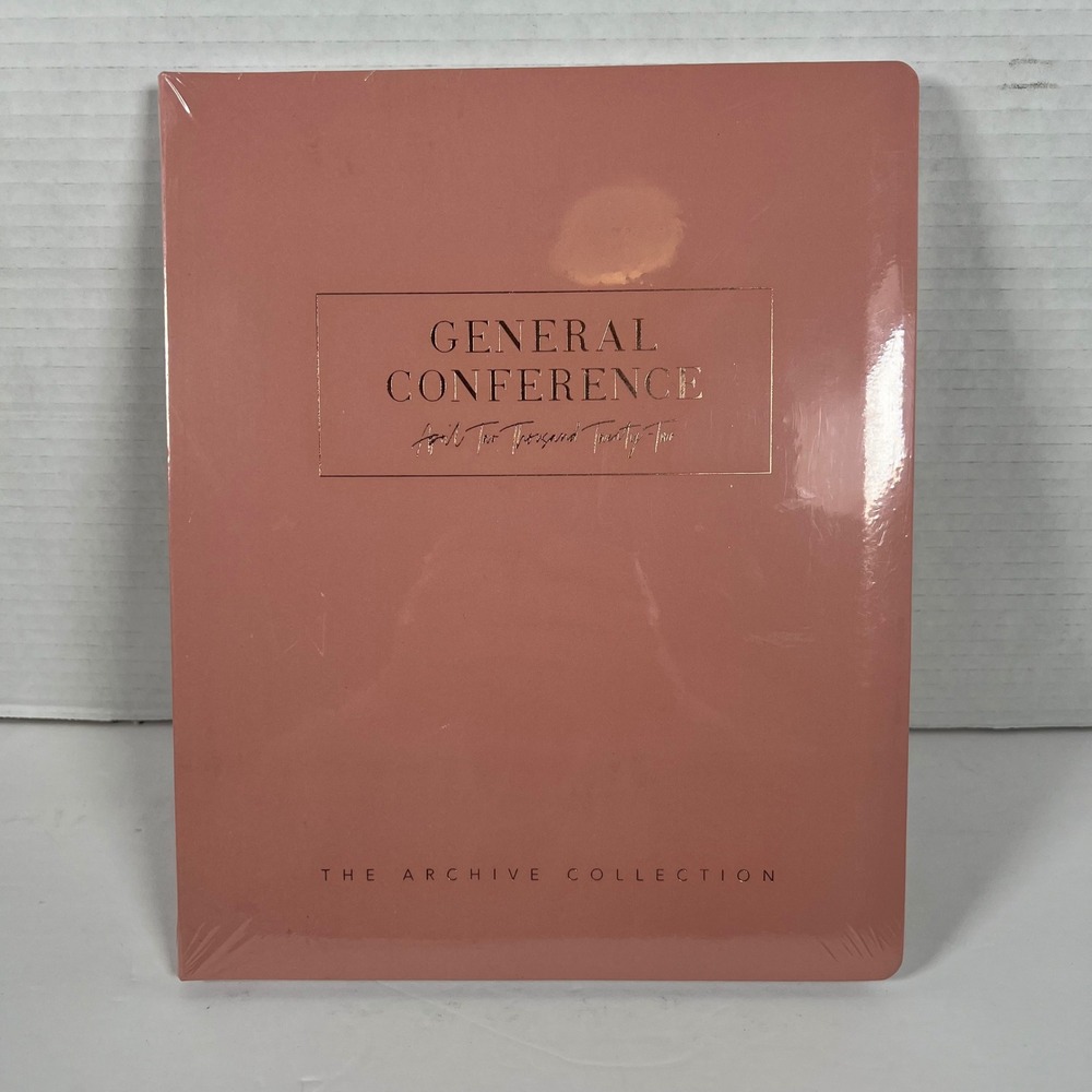 The Archive Collection General Conference April 2024 Journal Notebook Pink Gold